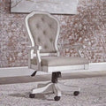 Křeslo do kanceláře Magnolia Manor Antique White Weathered Bark Executive Desk