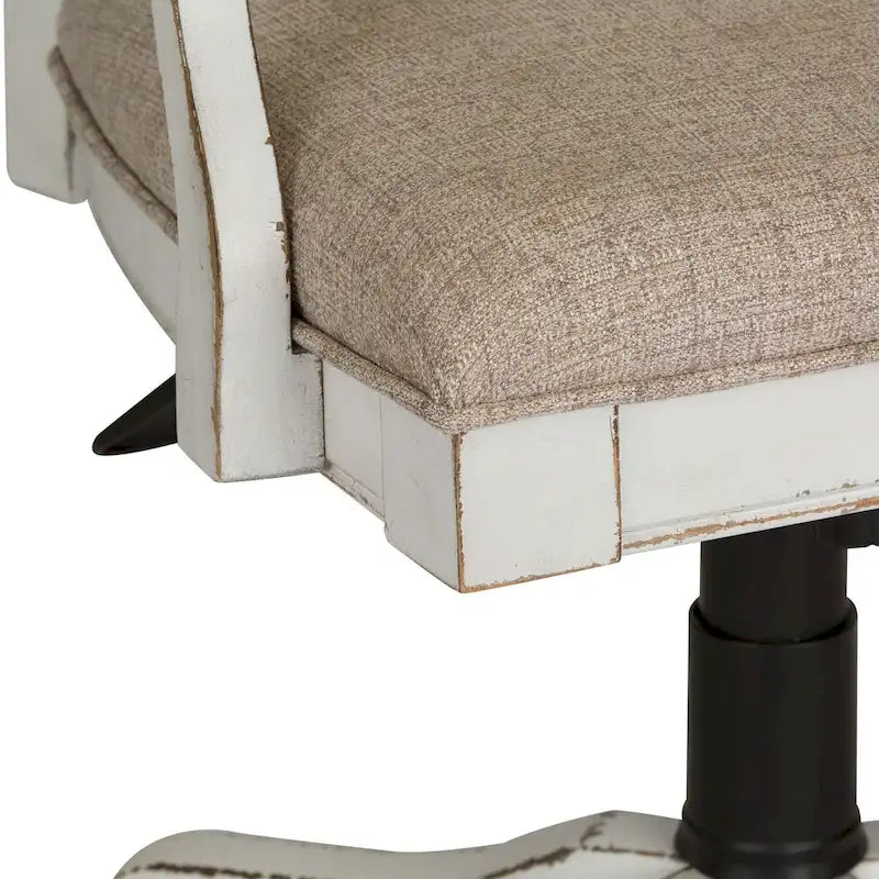 Křeslo do kanceláře Magnolia Manor Antique White Weathered Bark Executive Desk
