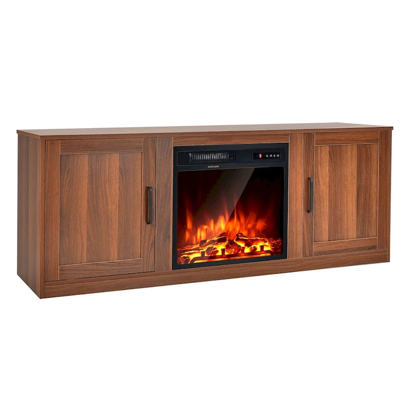 58" TV stolek s elektrickým krbem 18"