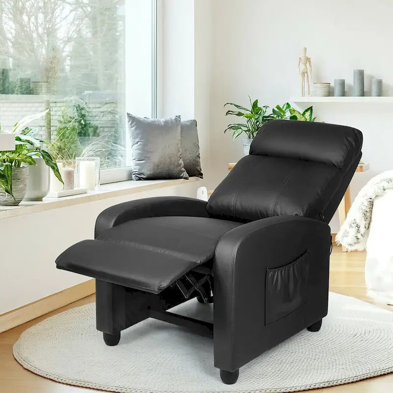 Masážní křeslo, ergonomické nastavitelné samostatné křeslo s polstrováním