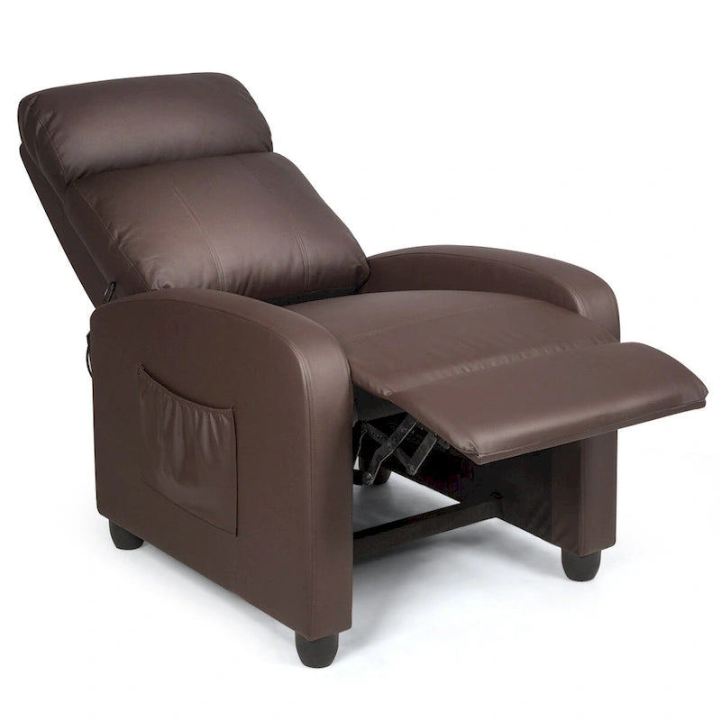 Masážní křeslo, ergonomické nastavitelné samostatné křeslo s polstrováním