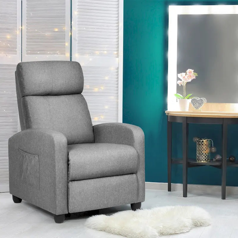 Masážní křeslo, ergonomické nastavitelné samostatné křeslo s polstrováním