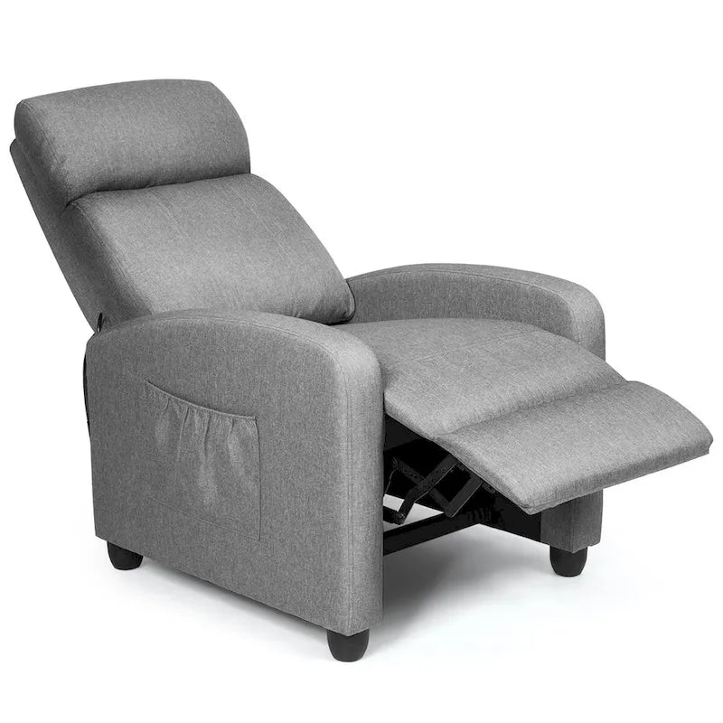 Masážní křeslo, ergonomické nastavitelné samostatné křeslo s polstrováním