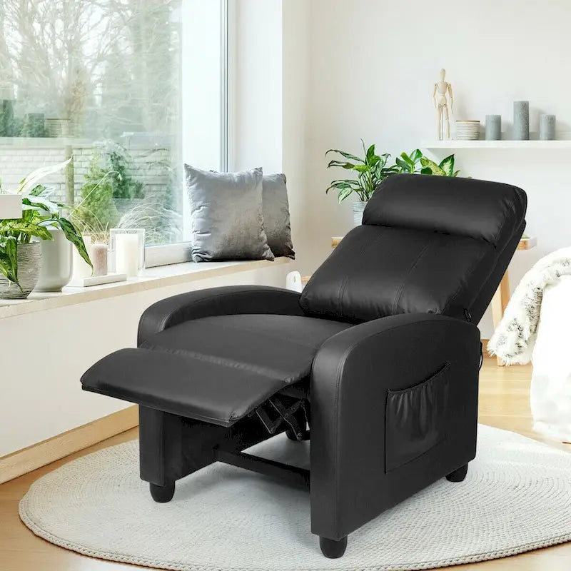 Masážní křeslo, ergonomické nastavitelné samostatné křeslo s polstrováním