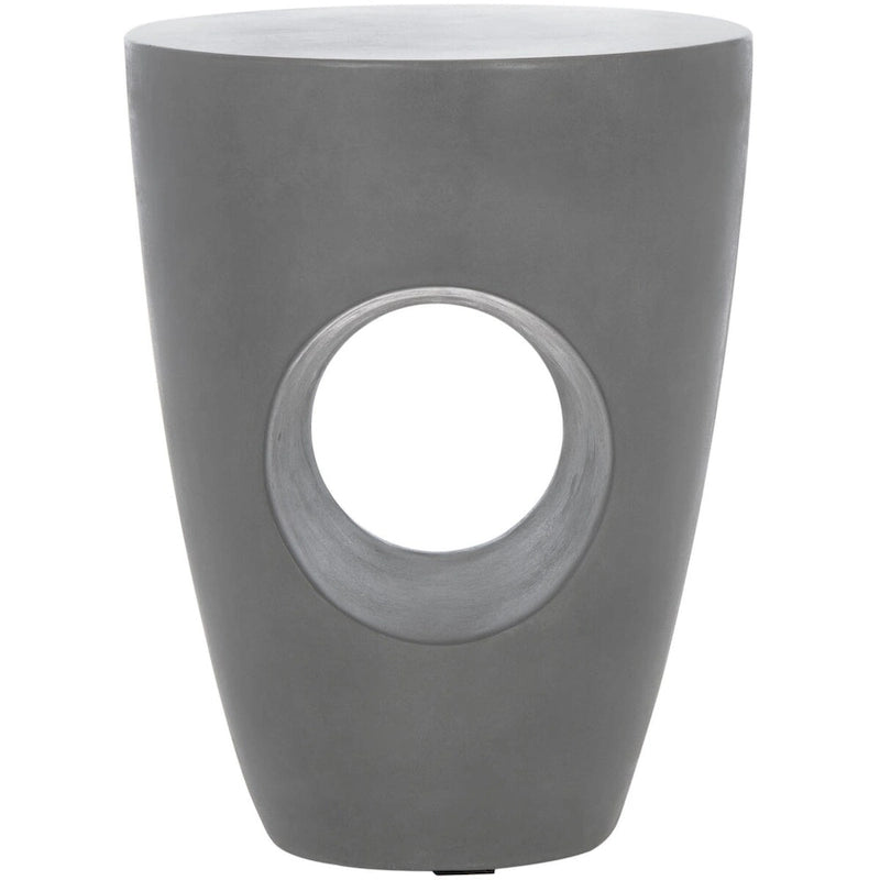 Betonový akcentní stolek pro interiér/exteriér – 35,5 cm Š x 35,5 cm H x 45,7 cm V