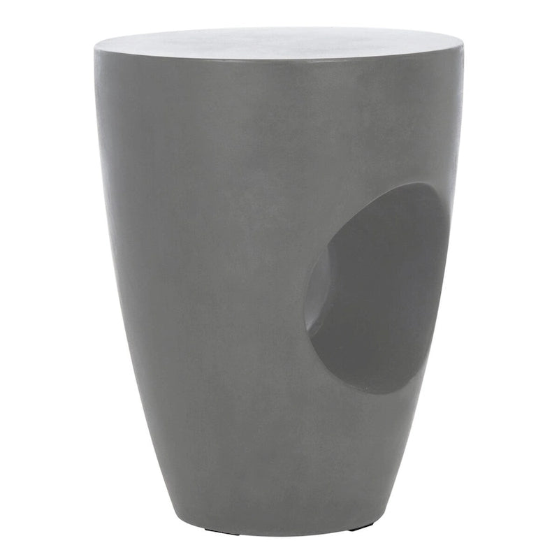 Betonový akcentní stolek pro interiér/exteriér – 35,5 cm Š x 35,5 cm H x 45,7 cm V