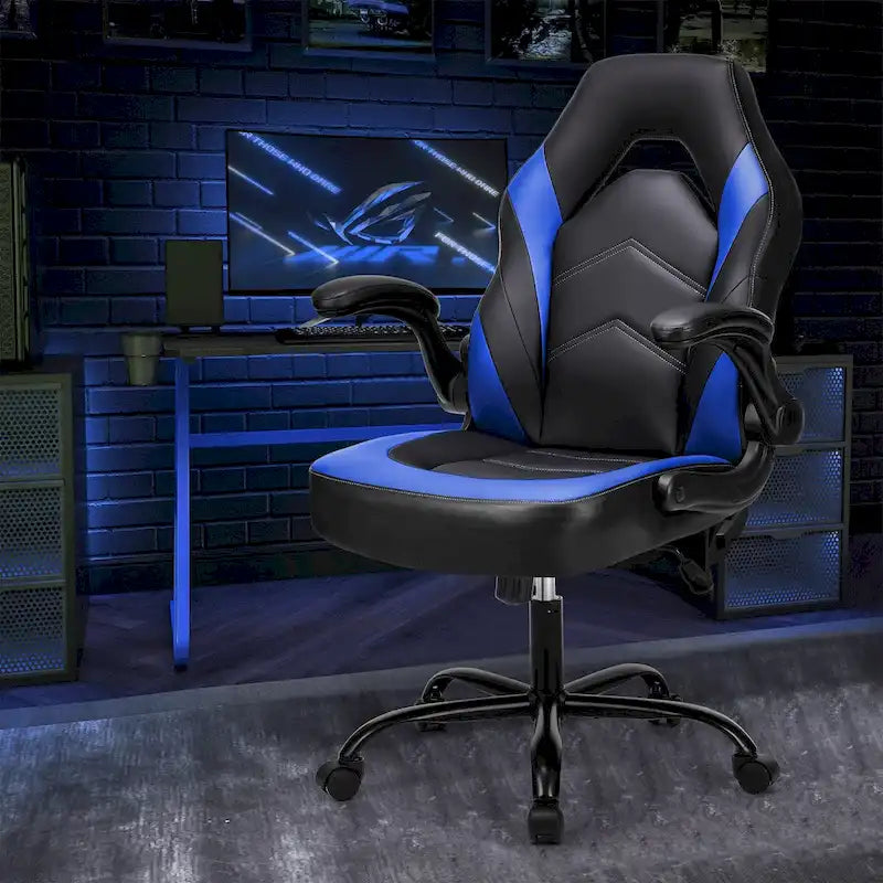 Ergonomická kancelářská židle s bederní opěrkou, výškově nastavitelná, na kolečkách, s výklopnými područkami