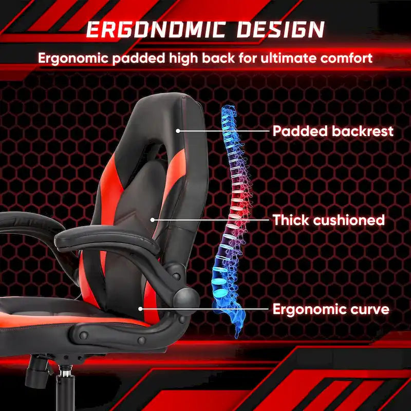 Ergonomická kancelářská židle s bederní opěrkou, výškově nastavitelná, na kolečkách, s výklopnými područkami